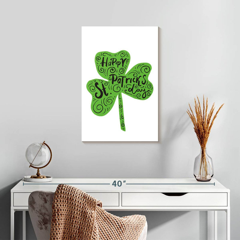 Trèfle de la Saint-Patrick de Lelend, H 24 po x l 16 po