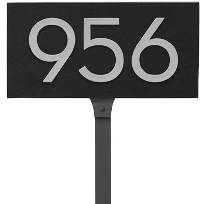 Floating 1-Line Lawn Address Sign