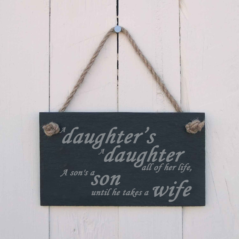 A Daughter a Duaghter Sign