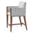 Brio Mid-Century Modern Upholstered Counter Stool with Arm-1770276015