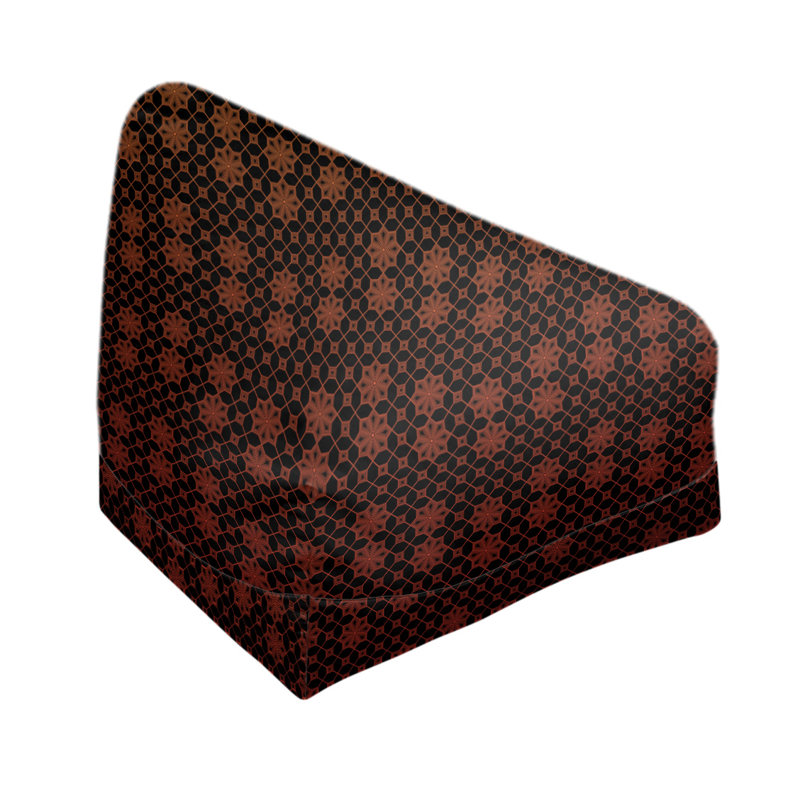 Fauteuil à billes standard & Leffel, H 86 po x l 27 po x P 43 po, Pas de bourre, Orange / Rouge