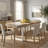 Modern Farmhouse Extendable Wooden Dining Table, Expandable from 6 to 8 to 10 Seats, Large Long Rectangular Kitchen and Dining Room Table-1770326495-1770326491