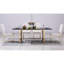 Chaise d'appoint Bilboro en blanc