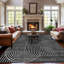 Contemporary Stripe Arch Design Area Rug-1762508262