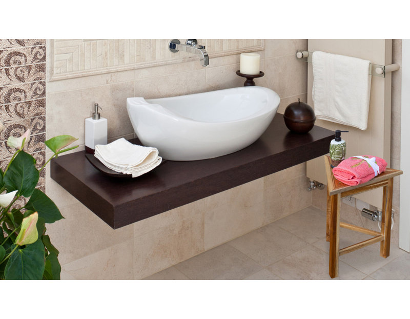 Banc de douche en teck EcoDecors