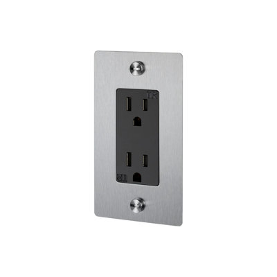 1G Duplex Outlet / Without Logo