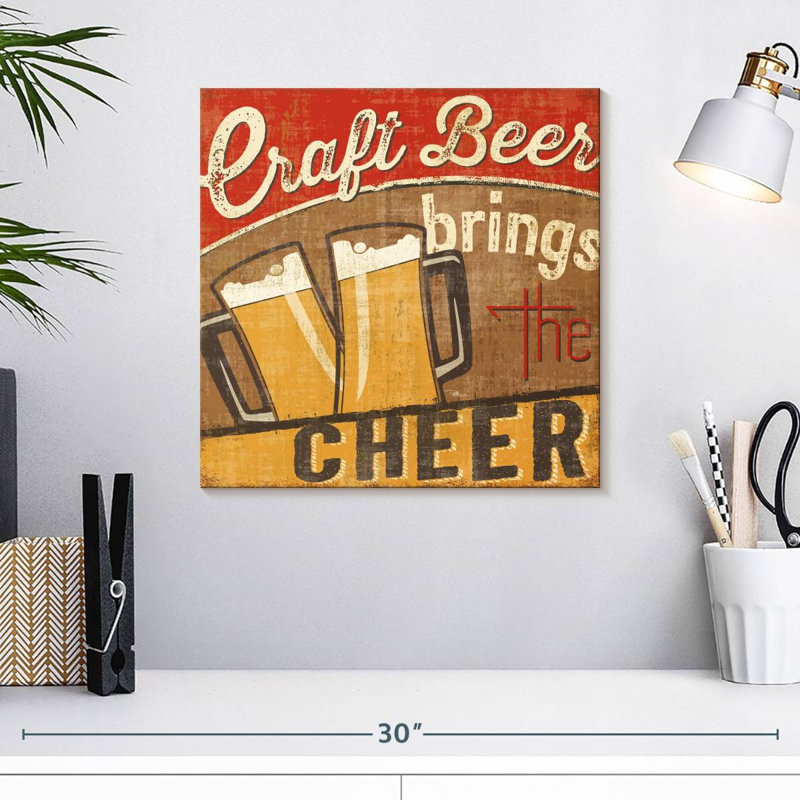 Tergel Craft Brew, 16" H x 16" W