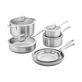 Zwilling Spirit 3-ply 10-piece Stainless Steel Cookware Set