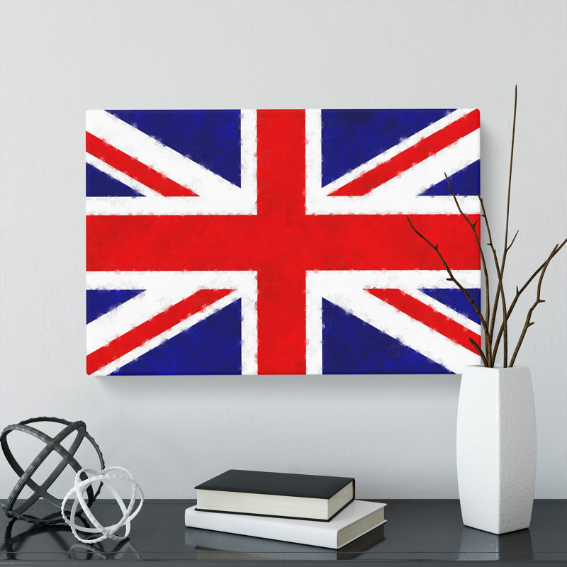 Union Jack British Flag Vol.1 - Wrapped Canvas, 50cm H x 76cm W x 3cm D