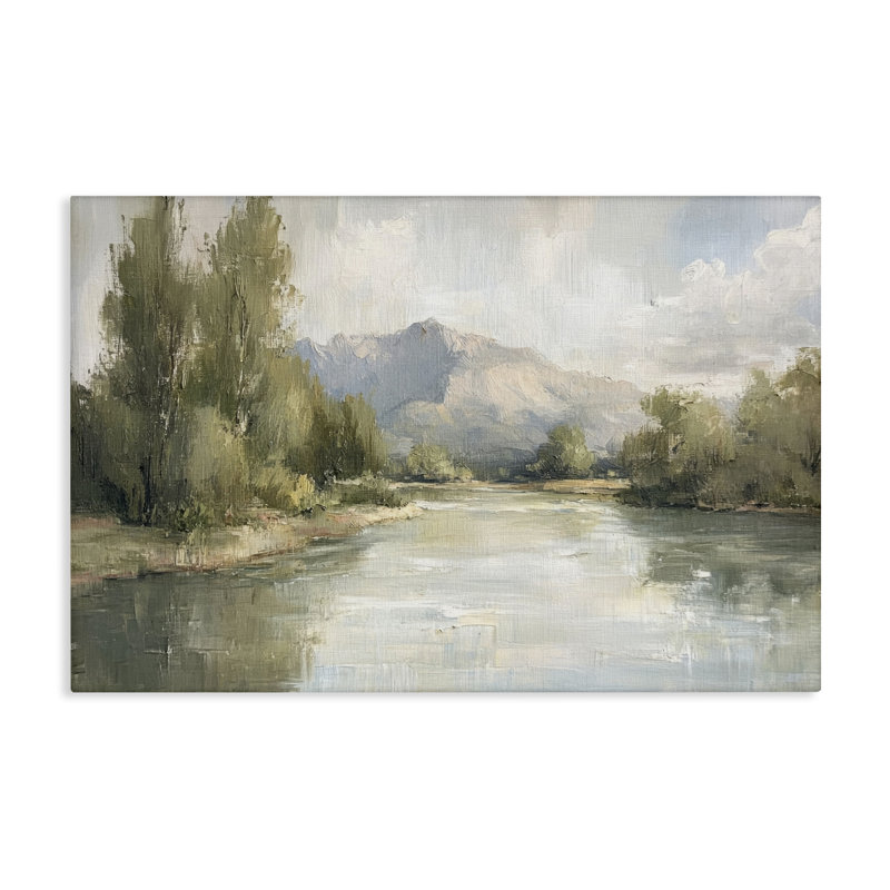 «Where The River Goes», conception par Petal Prints Design, H 16 po x l 24 po
