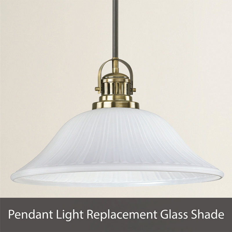 6.88'' H x 20'' W Glass Bowl Ceiling Fan Bowl Shade