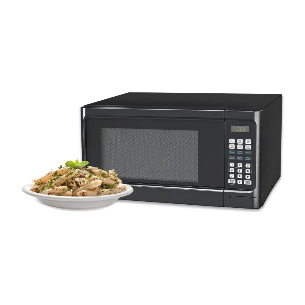 1.1 Cu. Ft. Black Digital Microwave Oven