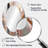 Pink Rosegold Circle Chaos V - Pink Oval Wall Mirror Decor-50613724
