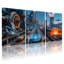 Ensemble d'impressions d'art sur toile de fantaisie et de science-fiction-650990976
