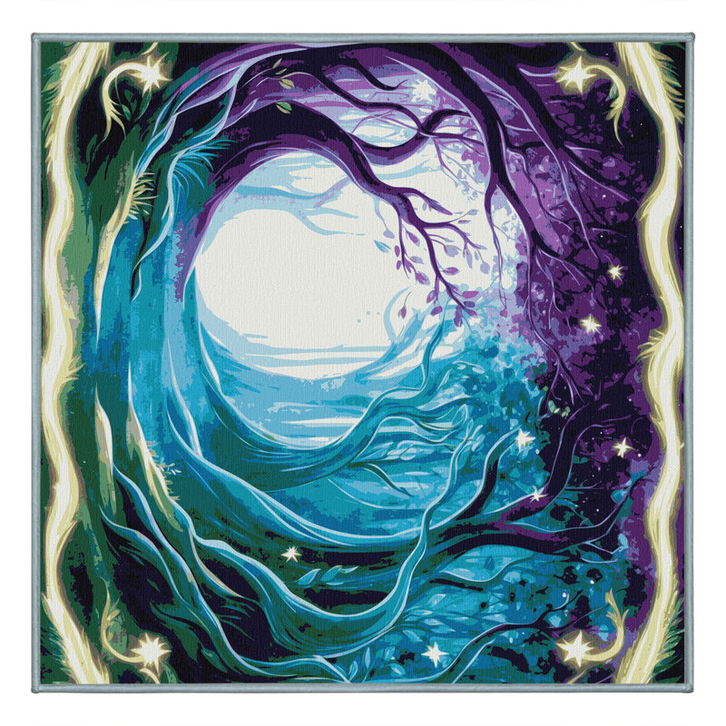 Secret Glade Rug, Square 6'