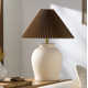 Chemise 22" Ceramic Table Lamp