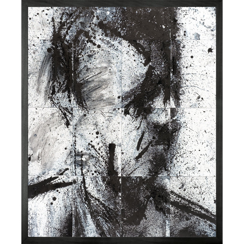 Head Of Donald 5 by Harry Simmonds - Single Picture Frame Print on Canvas