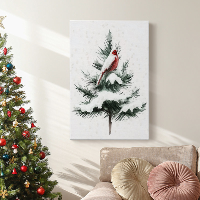 Christmas Holiday Art - Gallery Wrapped Canvas CDXXXI, 18" H x 12" W