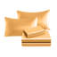 Ensemble de draps en satin 4 pièces Elegant Comfort Luxurious Silky-126541381-126541390
