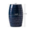 Table d'appoint en fer bleu foncé de 12,08 po x 18,04 po avec motif en dentelle, pour un usage intérieur et extérieur, sans assemblage requis, coupe exquise, 12,08 po x 12,08 po