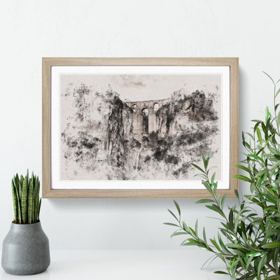 Puente Nuevo Bridge In Spain - Single Picture Frame Print