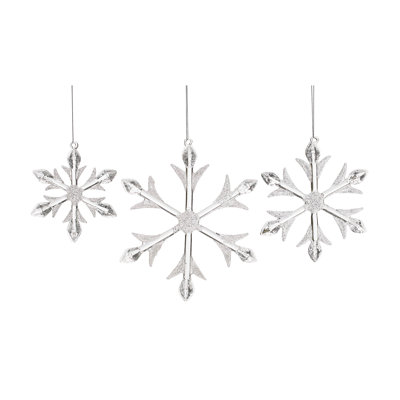 7'' Glass Holiday Shaped Ornament