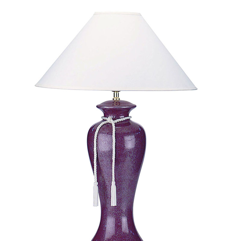 35,0 "- Céramique - Multicolore - Lampe de table