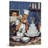 Icing the Wedding Cake by Stevan Dohanos Print on Wrapped Canvas-15880283