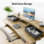 Adjustable Standing Desk With Keyboard Tray, Riser & Drawers-1195503618-1195503619