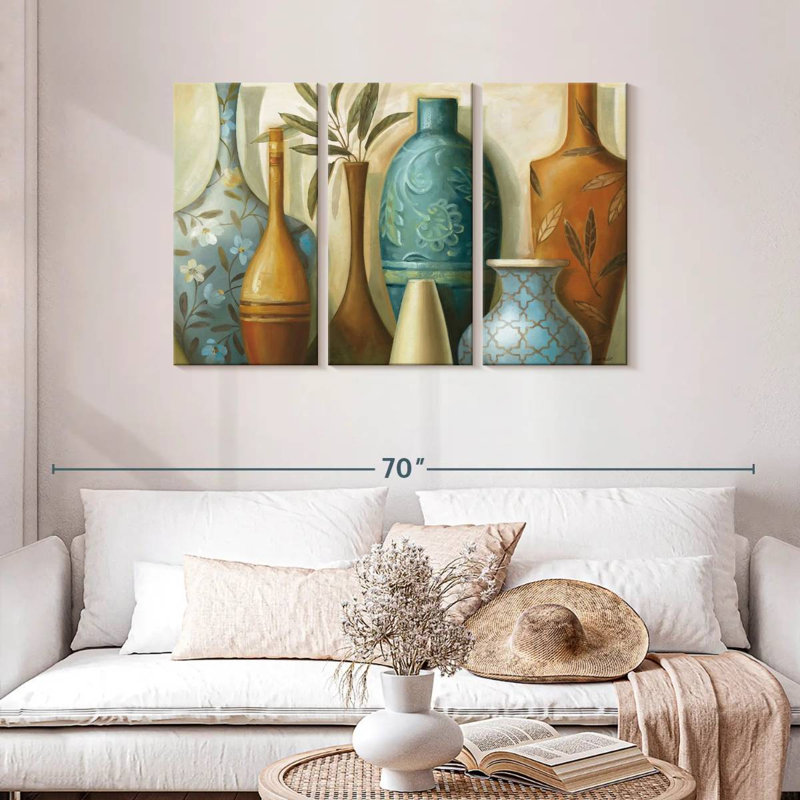 Senne Blue Morocco, 28" H x 45" W