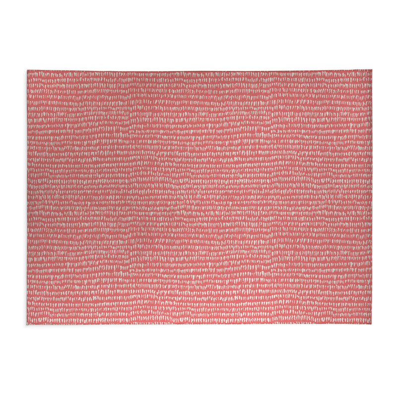 Tapis de cuisine Crops, Vieux rose, Rectangle 5 pi x 7 pi