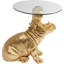 Glass Top Figurine End Table
