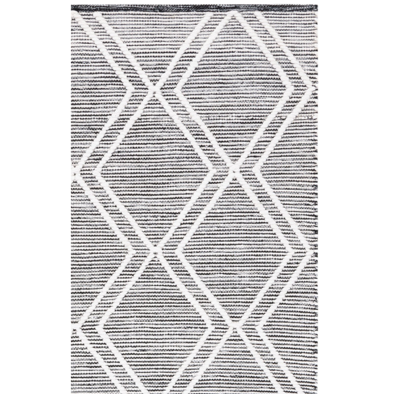 Tapis géométrique tissé à la main Kilim, Rectangle 8 pi x 10 pi