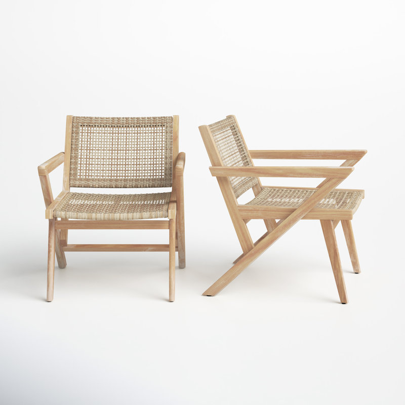 Firenze Acacia Outdoor Lounge Chairs