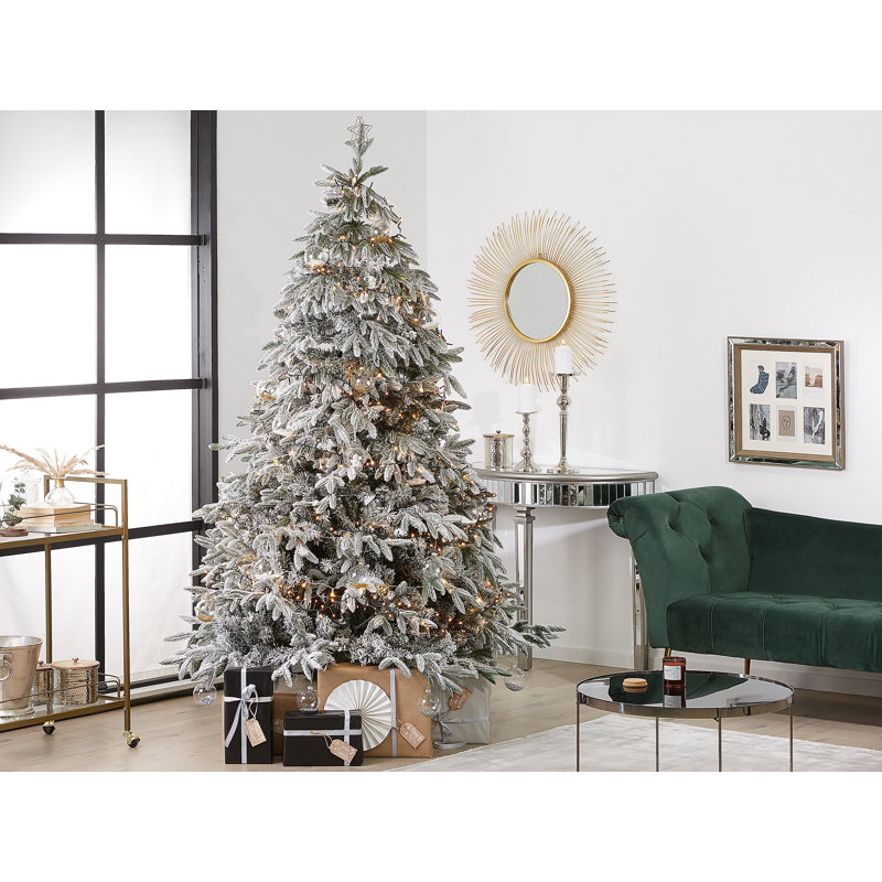 Bessie Artificial Pine Christmas Tree, 6.89ft H x 4.92ft W x 4.92ft D