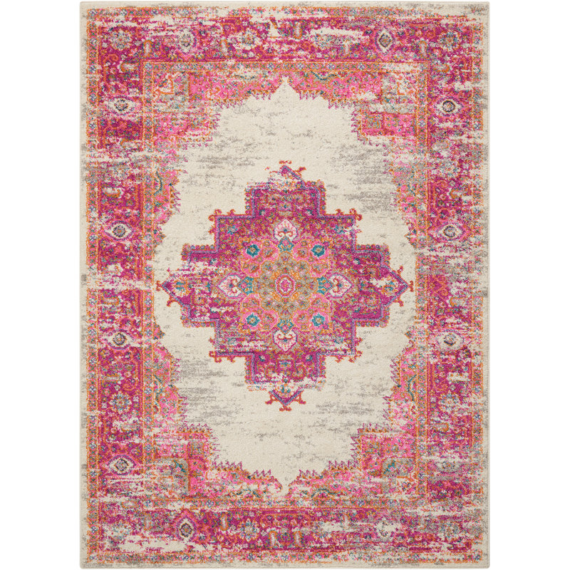 Oriental Indoor Rug, Rectangle 3'9" x 5'9"