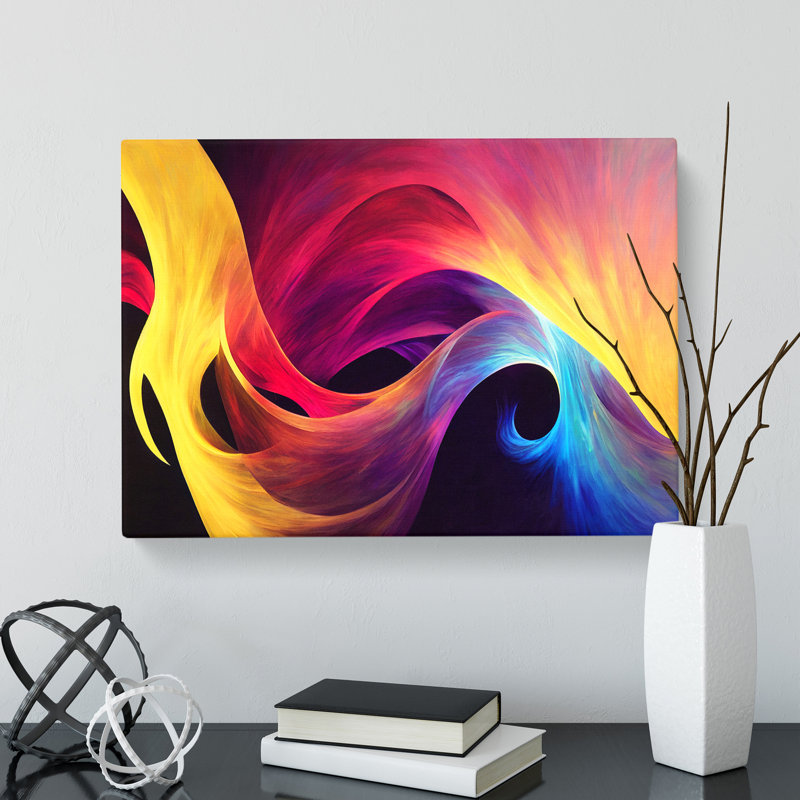 Beautiful Modern Abstract Art - Wrapped Canvas, 50cm H x 76cm W x 3cm D