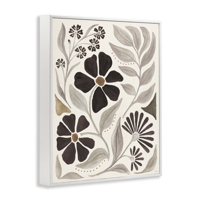 «Curving Boho Plants Art» par Véronique Charron bg-014