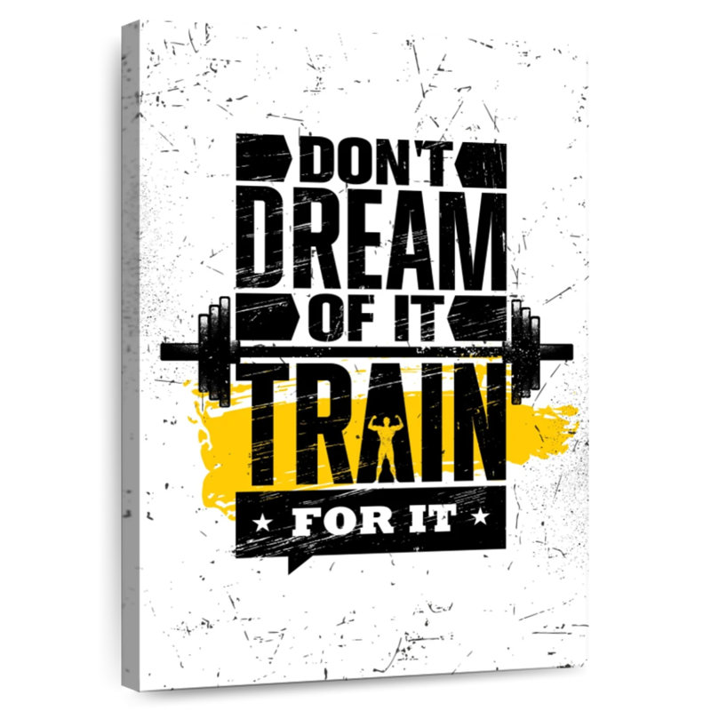 Kema Gym Motivational, 48" H x 32" W