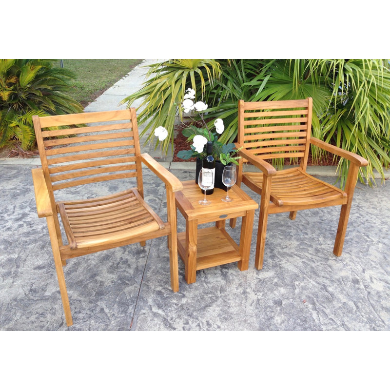 Cilla Outdoor Teak Dining Armchair