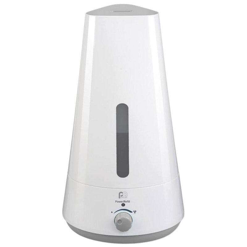 Humidificateur ultrasonique tour à brouillard froid 0,4 gal., H 10,5 po x l 6,25 po x P 6,25 po