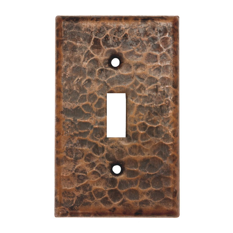 Copper Switchplate Single Toggle Switch Cover, 2