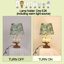 Lampe de chevet créative 10 po pour lampe de chevet pour chambre à coucher