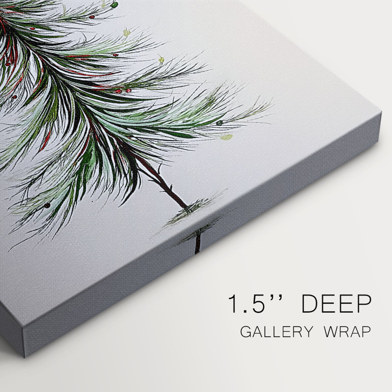 Night of Silver Blessing-Premium Gallery Wrapped Canvas, 18" H x 12" W