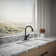 Rival Pull Down Single Handle Kitchen Faucet with Two-Function Sprayhead