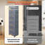 Plastic Storage Cabinet & Tub, Stackable Storage Box for Bedroom Living Room-1487568929