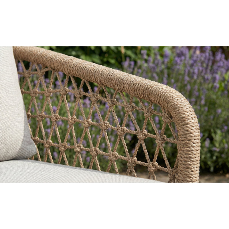 Peakdale Open Weave Sofa Set with Coffee Tables