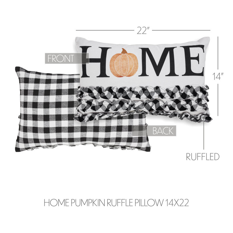 Annie Buffalo Check Recycled Plastic Lumbar Rectangular Pillow Cover & Insert