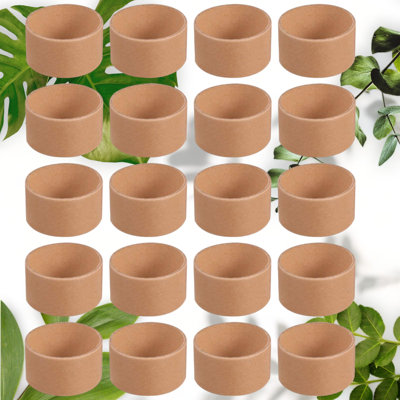 EcoCraft Cardboard Tubes - 20 Pieces