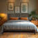 Gonsoulin Solid Wood Bed Frame with Adjustable Headboard/Handcrafted Pattern Platform Bed